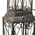 thumbnail image 6 of DecMode Traditional Metal Arch with Botanical Design Garden Arbors with Latch Lock Closure, 78"W x 94"H, 6 of 18