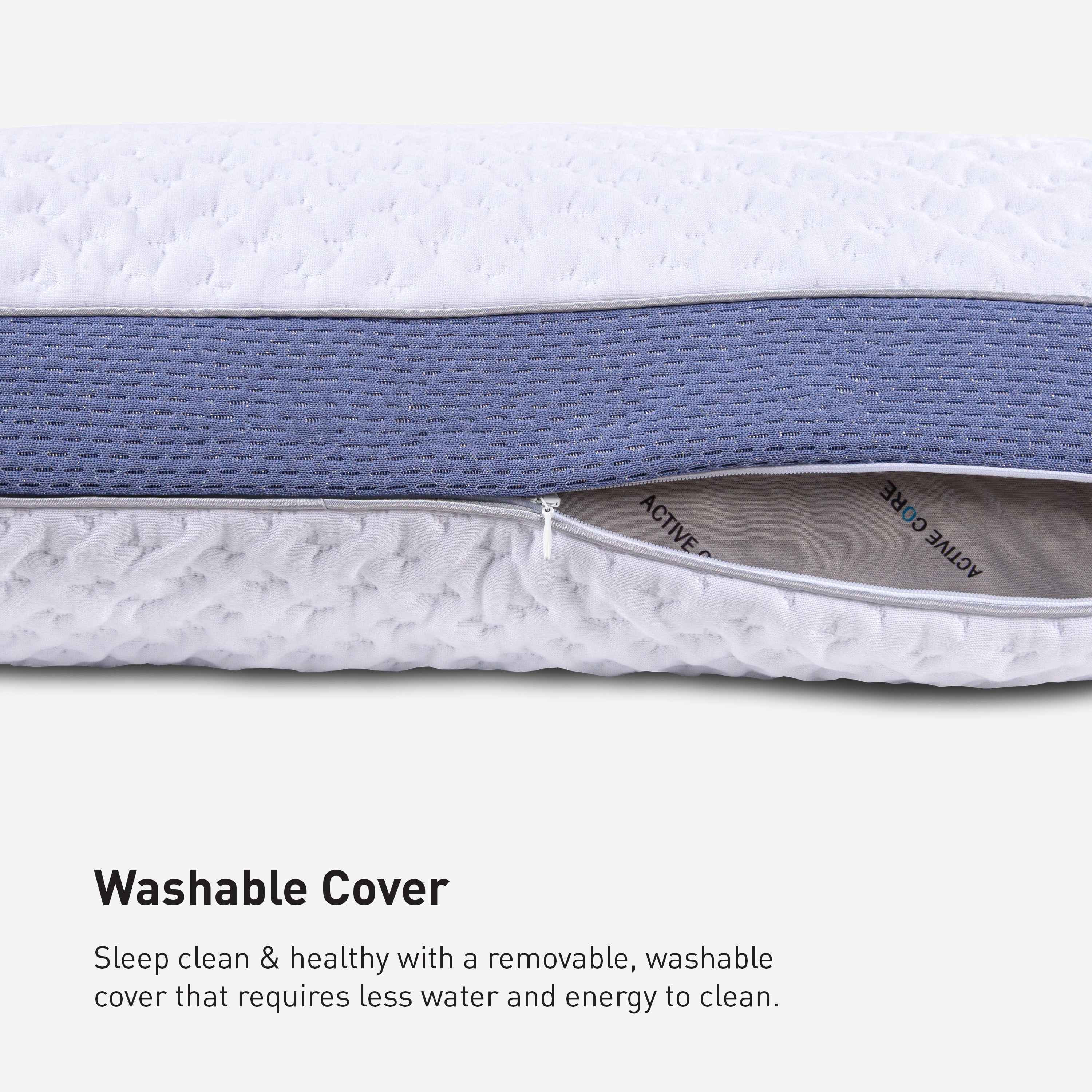 Bedgear Balance Performance Pillow – 3.0 - Moisture Wicking Bed Pillow for All Sleep Positions - Medium Firmness Bed Pillow - Washable Removable Cover