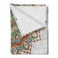 thumbnail image 2 of Mandala Soft Flannel Fleece Throw Blanket, Style Mandala Pattern with Floral Cycle of Life Theme Artwork, Cozy Plush for Indoor and Outdoor Use, 50" x 60", Multicolor, by Ambesonne, 2 of 5
