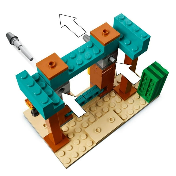 LEGO Minecraft The Illager Desert Patrol Toy Figures and Playset