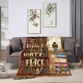 thumbnail image 3 of Book Lovers Gifts Blanket,Gifts for Book Lovers Women 60"X50" Gifts for People Who Like to Read Bookish Gifts Librarian Gifts for Readers Best Bookworm Gifts Ideas On Birthday Christmas Graduation, 3 of 6