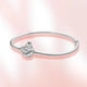 thumbnail image 1 of Pulsera de plata de ley 925 auténtica para mujer, brazalete de ratón de disney, pulsera de puntada, abalorio original, joyería de moda, 1 of 4