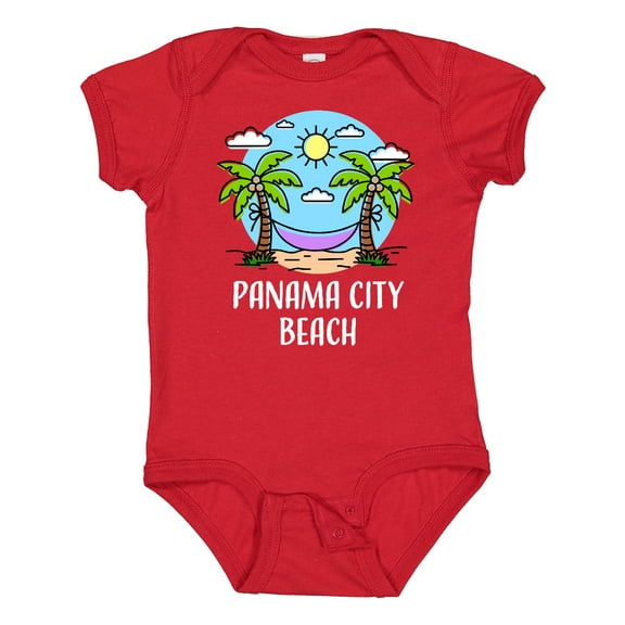 Inktastic Summer Vacation in Panama City Beach Boys or Girls Baby Bodysuit