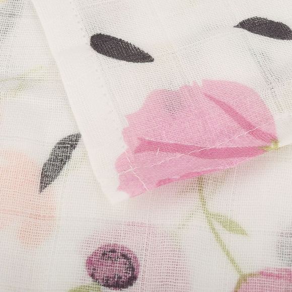 120x120Cm Respirant, Couverture d'Emmaillotage Bébé Couvertures en Coton Nouveau-Né Couverture Tout-Petit pour Filles, pour Emmaillotage Bébé