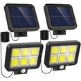 thumbnail image 2 of Lámpara LED solar impermeable para exteriores, lámpara con detección de movimiento, lámpara dividida 100COB, lámpara de pared 120COB, lámpara de jardín, 2 of 6