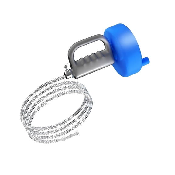 Zeiwohndc Toilet Drain Snakes Ergonomic Handle Spring Snake For Quick Pipe Maintenances