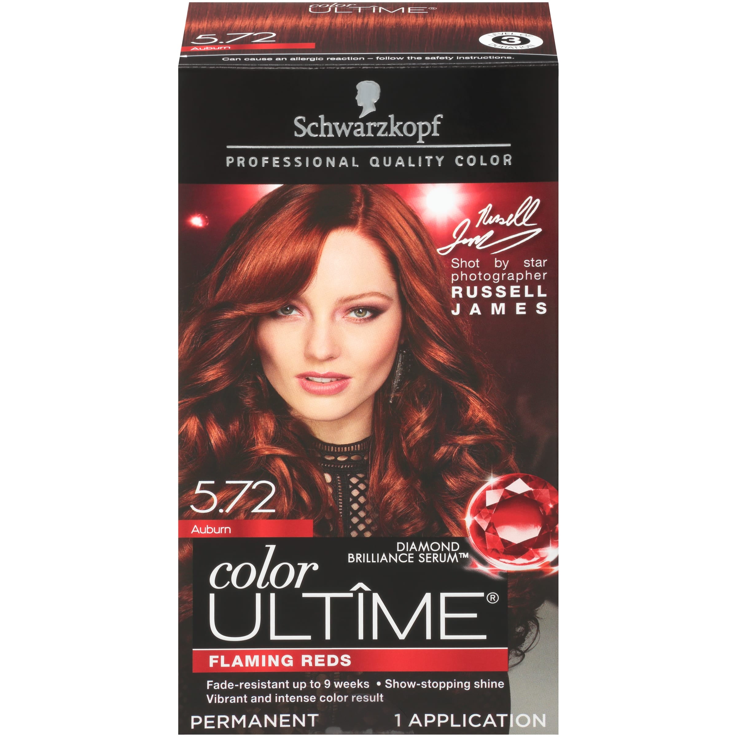 Schwarzkopf Color Ultime Permanent Hair Color Cream,  Auburn -  