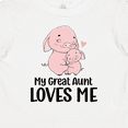 thumbnail image 4 of Inktastic Pink Piggies My Great Aunt Loves Me Boys or Girls Baby T-Shirt, 4 of 5