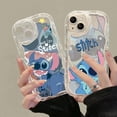 thumbnail image 2 of Funda bonita de Stitch Hello Kitty para Samsung Galaxy A34 5G A55 A35 S22 Ultra S24 S23 A54 A53 A52 A14 A13, funda Couqe suave, 2 of 5