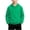 Green, variant on Kids Hooded Sweatshirt, Boys and Girls Pullover Hoodie Lightweight Long Sleeve Casual Hooded Top Classic Basic Hoodie with Drawstring and Ribbed Cuffs for Back to School Play Daily Fall Winter Wear