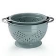 Better Homes & Gardens 2 Piece Colander Set Aqua Slate