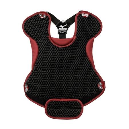 UPC: 0041969128992 | Mizuno Samurai Women s Fastpitch Softball Chest Protector 13-14 Size No Size Cardinal-Grey (1291)