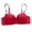 Red, variant on Fsqjgq Women Strapless Bras Wireless Female Tube Top Solid Push up Thin Bras Underwear Convertible Straps Lingerie Vest Pink 32