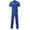 A Blue Outfits for Men, variant on safuny Men's Jumpsuit Suit Thin Breathable Suit Pants Jogger Solid Color Short Sleeve Summer Athletic Turndown Collar Button Causal Workout Activewear Trendy Black L