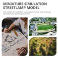 thumbnail image 5 of BESTYASH 7Pcs Mini House Lamp Post Decor Black Pe Miniature Street Lights 11.8X0.2X0.2In, 5 of 5