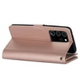 thumbnail image 3 of Dteck Case For Samsung Galaxy Note 20 Ultra (6.9 inches), Magnetic PU Leather Wallet Strap Case Flip with 9 ID&Credit Card Slots Pocket Stand Protective Phone Cover ,Rosegold, 3 of 5