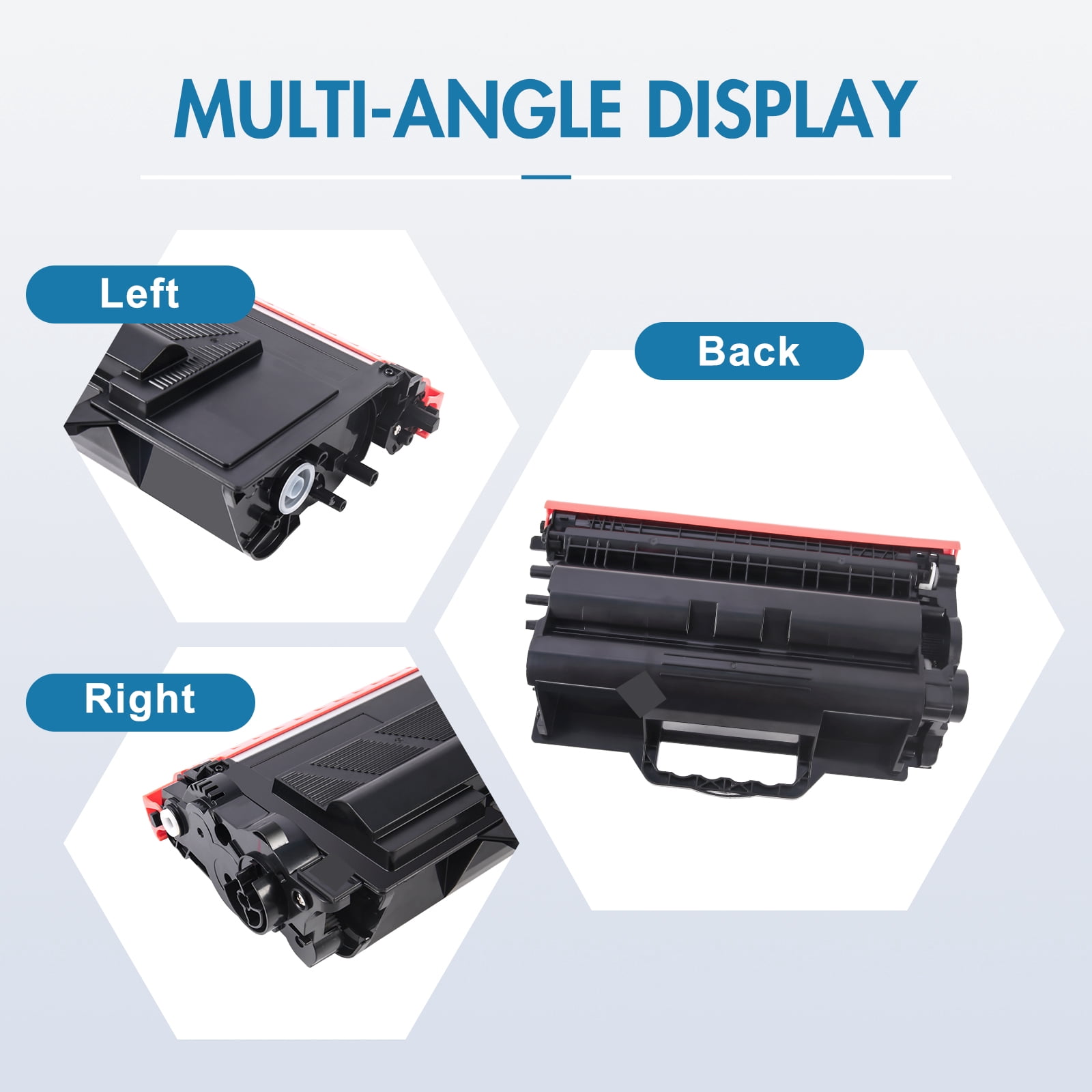 TN820 TN850 High Yield Toner Cartridges Compatible for Brother TN850 TN 850 MFC-L5700DW L5850DW HL-L6200DW MFC-L5700DW MFC-L5900DW HL-L5200DW TN-850 TN820 TN 820 TN-820 Printer Ink (Black, 2-Pack)
