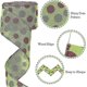 thumbnail image 2 of Glitter Wired Ribbon 63mm x 5M for Christmas Wreaths, Gifts, Bows & Tree Decor - Green, 2 of 5
