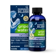 Mommy's Bliss Gripe Water Night Time Dietary Supplement with Chamomile and Lemon Balm, 1 Month+, 4 fl oz