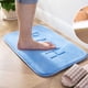 thumbnail image 4 of Alfombra azul para baño y dormitorio, antideslizante, absorbente de agua, 4 of 6