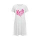 thumbnail image 4 of Camisón corto de talla grande para mujer, camisón de manga corta con estampado de pecho a la moda, camisón para mujer, 4 of 5