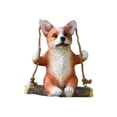 thumbnail image 1 of Advancent Estatuilla de columpio de animales para el hogar, Patio, sala de estar, dormitorio, oficina, Hotel, colgante de resina, decoración, Jardín y Patio Tipo 6 Advancent HA065529-06B, 1 of 6