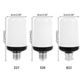 thumbnail image 2 of bombillas E27 con efecto llama, 5 W, LED, 4 modos de iluminación, decorativas para interiores y exteriores., 2 of 5