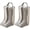 Gray edge, variant on Boot Bags With Handle for High Boot Storage Bag Multipurpose For Home And Travel Use 2Sets