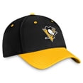 thumbnail image 3 of Men's Fanatics  Black/Gold Pittsburgh Penguins Authentic Pro Rink Two-Tone Flex Hat, 3 of 4