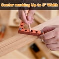 thumbnail image 4 of Woodworking Center Finder Tool, Corrosion Resistance Small Square  For Drill Straight Center Hole, 4 of 8