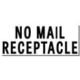 thumbnail image 5 of Slim Pre-Inked No Mail Receptacle Stamp, Slim 1444, Ultra Slim Design, Impression Size 1/2" by 1-3/4", Up to 25,000 Impressions - Red Ink, 5 of 10