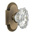thumbnail image 3 of Nostalgic Warehouse Cotcha_Prv_234_Nk Vintage Chateau Fluted Crystal Privacy Door Knob Set, 3 of 7
