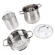 thumbnail image 1 of Olla Antiadherente, Olla De Acero Inoxidable Con Tapa Y Cesta De , Olla Para Sopa Con Asas Que Se Mantienen Frías,olla Para Cocinar,utensilios De Cocina,calentamiento, 1 of 7