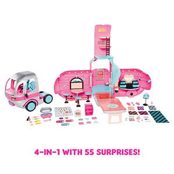 LOL Surprise Omg Glamper With 55+ Surprises Fully-Furnished With Light up  Pool, Great Gift for Kids Ages 4 5 6+