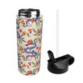 thumbnail image 2 of Yiaed Snake Print Water Bottle with Straw Lid, Stainless Steel Double Wall Insulated Water Bottle | Leak-Proof and Spill-Proof Water Bottle, 2 of 8