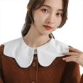 thumbnail image 2 of CAILDANL Fake Collar Detachable Faux Collar Half Shirt Women Blouse False Collar Dickey, 2 of 5