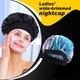 thumbnail image 3 of Capó de pelo de ancho de ala de bronceado cabeza bufanda tapa de dormir turbans turbans cabeza cubierta de pelo envolturas para las mujeres durmiendo el lago azul AweSitey AP008211-19, 3 of 6