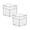 Clear*2pc, variant on Clear Acrylic Candy Box With Lid 2 x 2 x 2 Inch Small Square Plastic Storage Containers Transparent Favor Box for Candy Jewelry Beads Party Gift Packaging 1 Pack,2x2x2 boxes