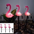 thumbnail image 2 of jinwen 3x Lawn Light Decorations Waterproof Landscape Night Lighting Ornaments Flamingo, 2 of 5