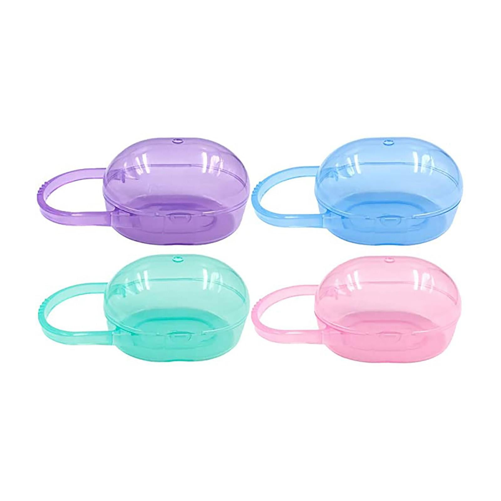 Jialinnn Pacifier Holder Portable Storage Case for Home Travel, Blue