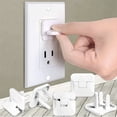 thumbnail image 2 of 38 Tapas de Enchufe Blancas A Prueba de Niños, Protección Eléctrica, Protección Mejorada para Bebés., 2 of 5
