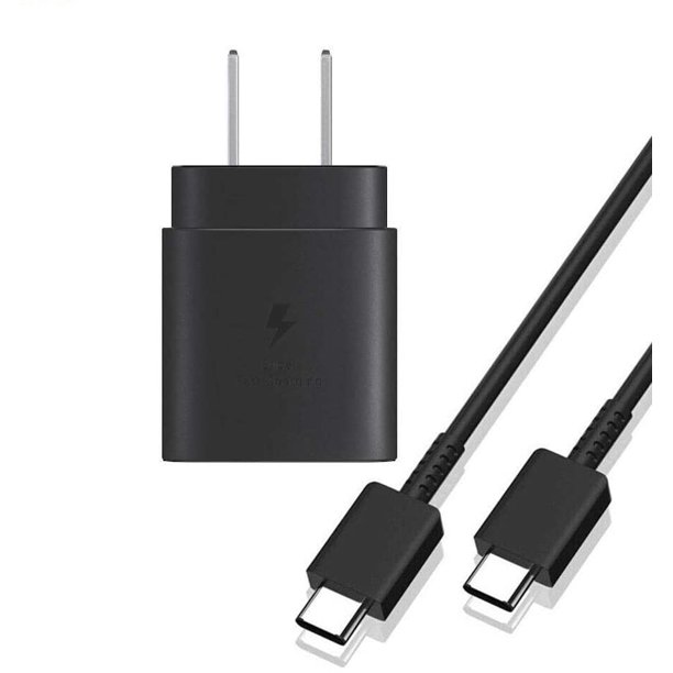 Behoort Blootstellen Uitbarsten Original 25W PD Super Fast Charger with USB-C Cable for Samsung Galaxy Tab  S5e - Equipped with PD technology to provide fast charging! - Walmart.com