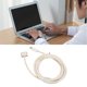 thumbnail image 5 of Cable USB C A3 DE 140 W PARA OS CAPATOP PRO 2021 M1/M2 PRO CON AIR M2, CABLE CARGA RÁPIDA, FÁCLE CONECTAR, PD compatible con Cargador, 5 of 7