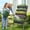 Black With Storage Shelf & Wheels, variant on Vertical Raised Garden Bed Planter Box,5 Tiers Vertical Garden Planter with Drainage System&4 Hooks for Herb Vegetables Flowers, Brick Red