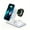 【white】, variant on 3-in-1 Fast Wireless Charging Dock: 15W Stand for iPhone 15-8/Pro/Max/SE, iWatch Series 1-9 & AirPods 3/2/Pro