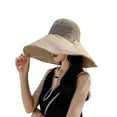 thumbnail image 5 of Wide Brim Bucket Hat for Women UPF 50+ UV Sun Protection Sun Hat Summer Beach Fisherman Cap for Hiking Fishing Camping, 5 of 8