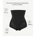 thumbnail image 3 of MANIFIQUE High Waisted Tummy Control Stripe Lace Shapewear Underwear - Invisible Under Clothes - Seamless Design, 3 of 6