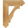 thumbnail image 3 of Ekena Millwork 4"W x 16"D x 20"H Balboa Arts & Crafts Rough Sawn Bracket, Western Red Cedar, 3 of 4