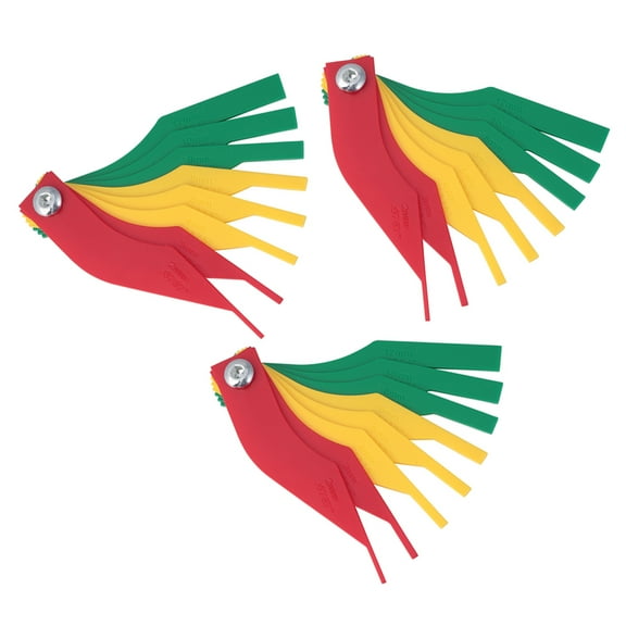 SOPOTUTU 3pcs Brake Pad Thickness Gauge Kit Car Brake Pad Measurement Tool For Accurate Wear And For Automotive Use