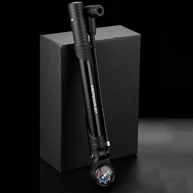 Inflador de bomba de bicicleta BENGGUO portátil con manómetro para coche de motocicleta de bicicleta eléctrica Hugtrwg Para estrenar